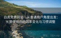 白虎免费网站｜从普通用户角度出发：长期使用后的效率变化与习惯调整