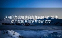 从用户角度聊聊白虎免费网站：整体使用氛围与浏览节奏的感受