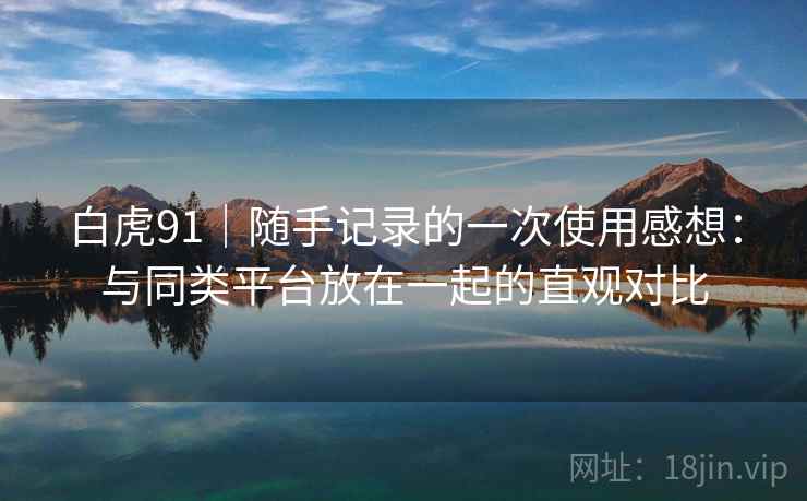 白虎91｜随手记录的一次使用感想：与同类平台放在一起的直观对比  第1张