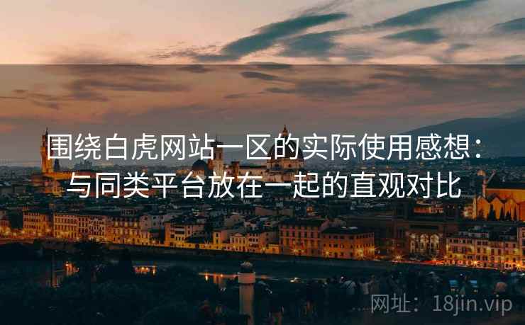 围绕白虎网站一区的实际使用感想：与同类平台放在一起的直观对比  第2张