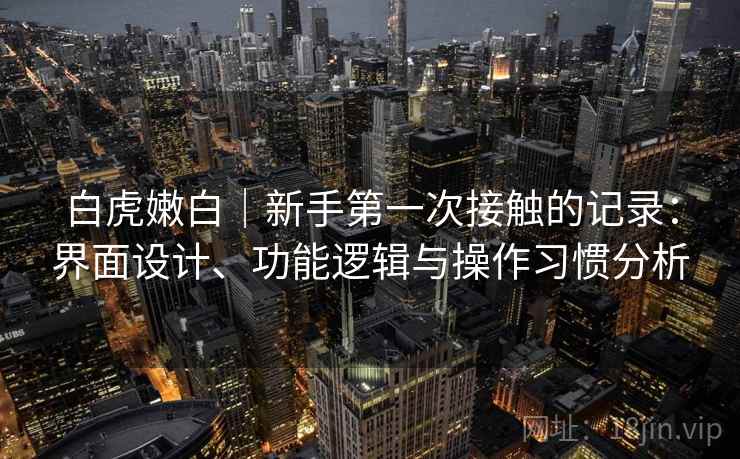 白虎嫩白｜新手第一次接触的记录：界面设计、功能逻辑与操作习惯分析  第1张