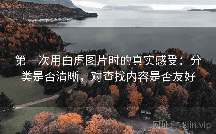 第一次用白虎图片时的真实感受：分类是否清晰，对查找内容是否友好  第2张