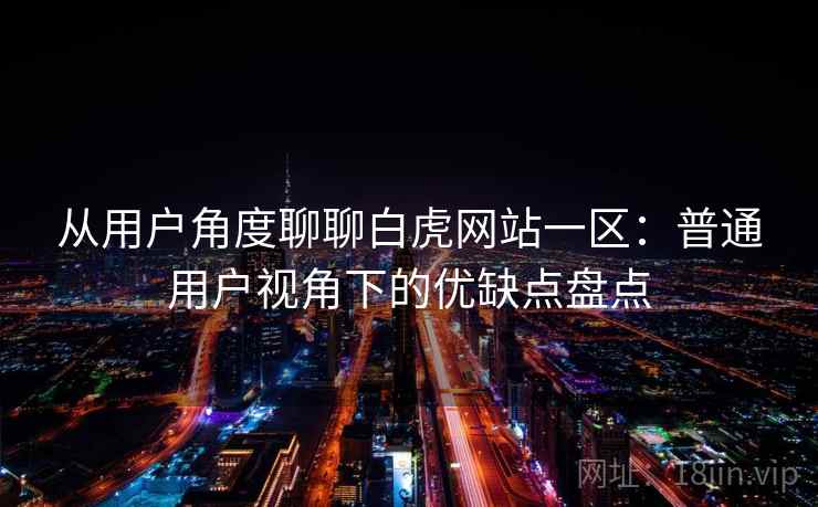 从用户角度聊聊白虎网站一区：普通用户视角下的优缺点盘点  第1张