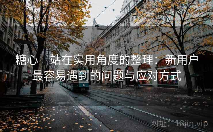 糖心｜站在实用角度的整理：新用户最容易遇到的问题与应对方式  第1张