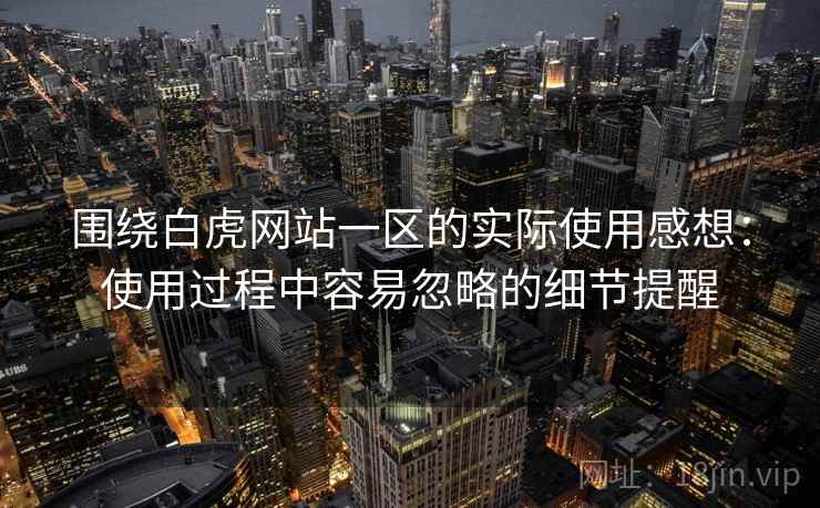 围绕白虎网站一区的实际使用感想：使用过程中容易忽略的细节提醒  第1张