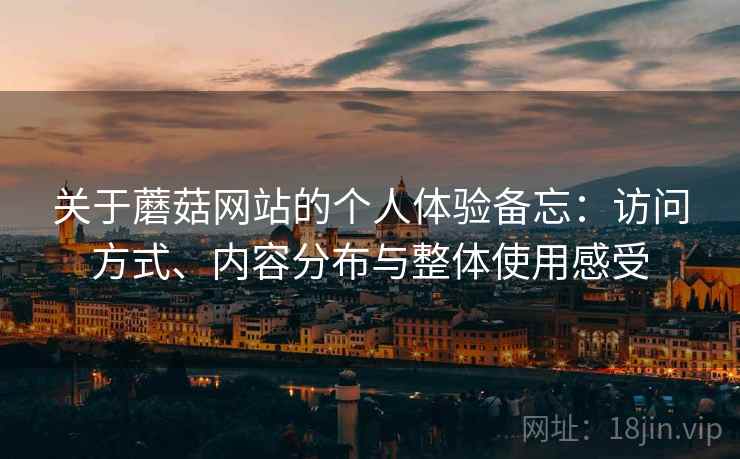 关于蘑菇网站的个人体验备忘：访问方式、内容分布与整体使用感受  第2张